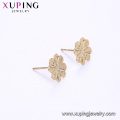 95557 Top selling product wholesale beautiful flower stud earring daily wear gold earrings